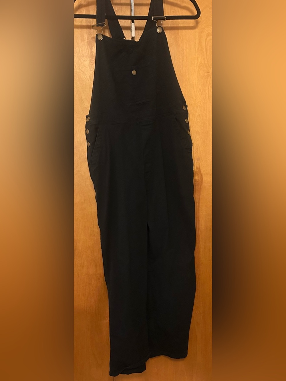 EUC Quince Organic Stretch Cotton Twill Relaxed Overalls - XL